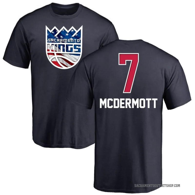 Doug McDermott Men's Navy Sacramento Kings Name and Number Banner Wave T-Shirt