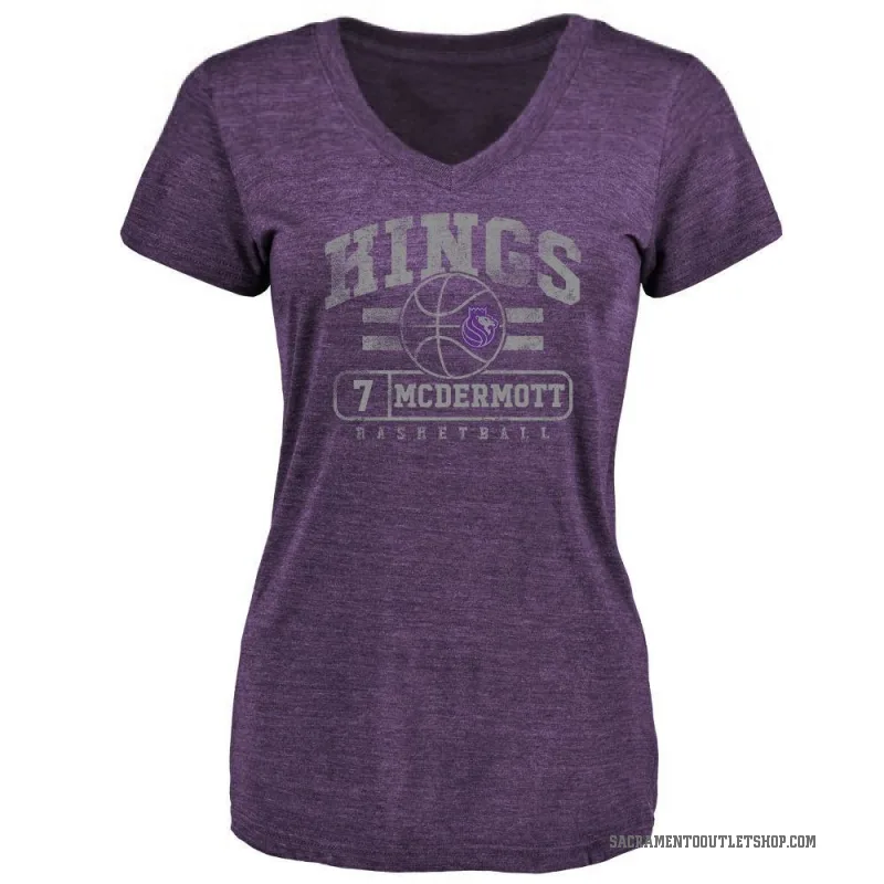 Doug McDermott Women's Purple Sacramento Kings Baseline T-Shirt