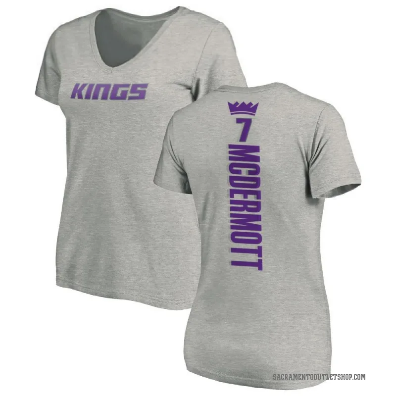 Doug McDermott Women's Sacramento Kings Ash Backer T-Shirt