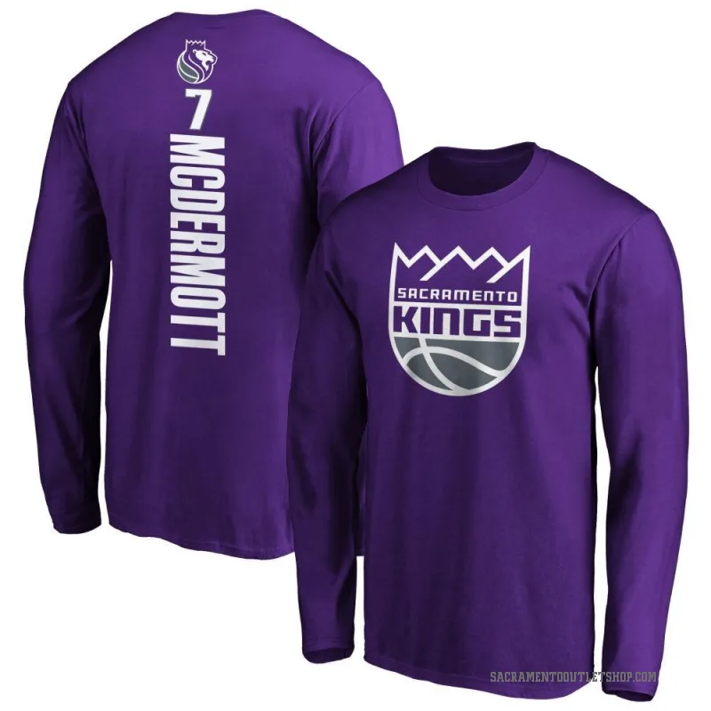 Doug McDermott Youth Purple Sacramento Kings Backer Long Sleeve T-Shirt