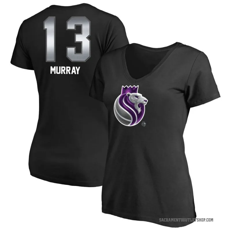 Keegan Murray Women's Black Sacramento Kings Midnight Mascot T-Shirt