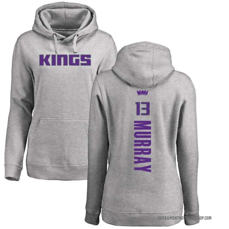 Keegan Murray Women's Sacramento Kings Branded Ash Backer Pullover Hoodie