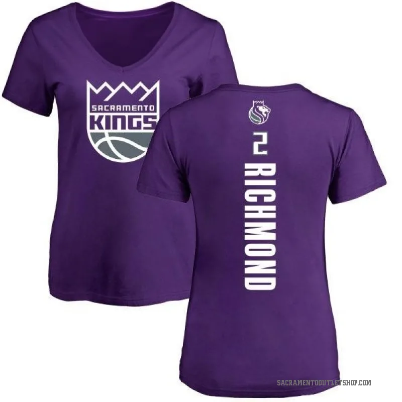 Mitch Richmond Women's Purple Sacramento Kings Backer T-Shirt