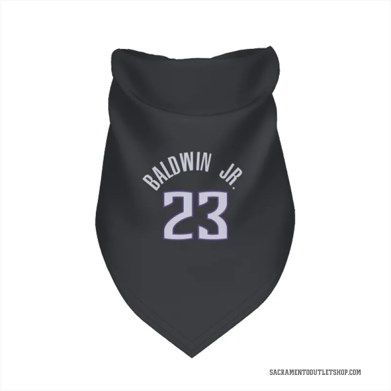 Patrick Baldwin Jr. Black Sacramento Kings Cat & Dog Pet Bandana