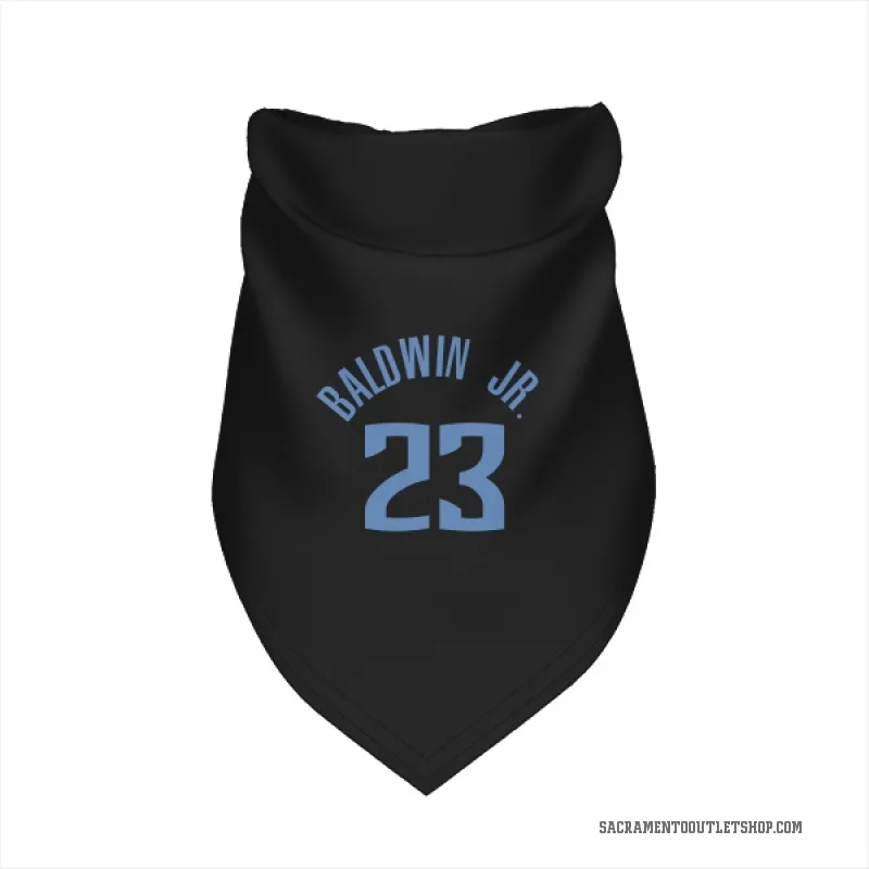 Patrick Baldwin Jr. Blue Sacramento Kings Black Cat & Dog Pet Bandana