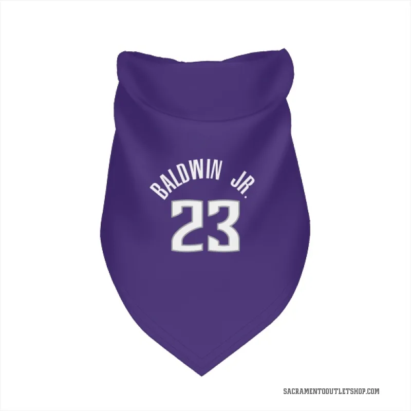 Patrick Baldwin Jr.  Purple Sacramento Kings  Cat & Dog Pet Bandana