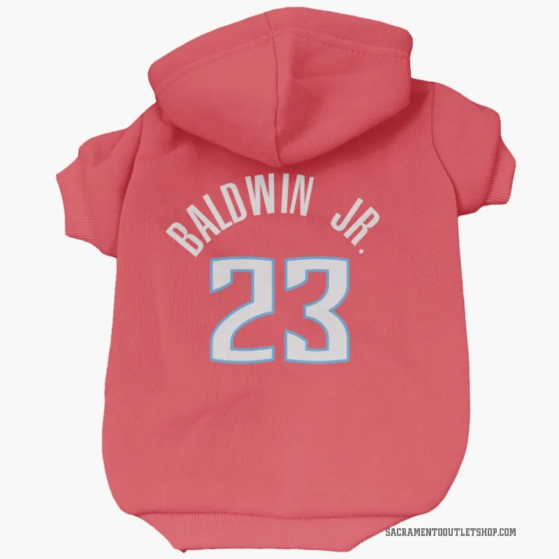 Patrick Baldwin Jr.  Red Sacramento Kings  Cat & Dog Pet Hoodie
