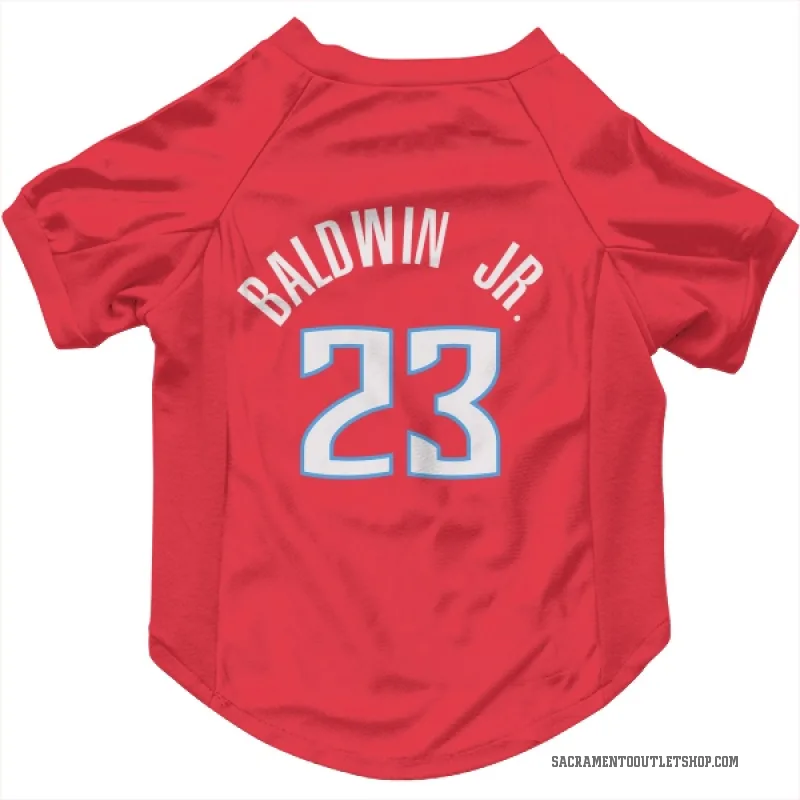 Patrick Baldwin Jr.  Red Sacramento Kings  Cat & Dog Pet Jersey