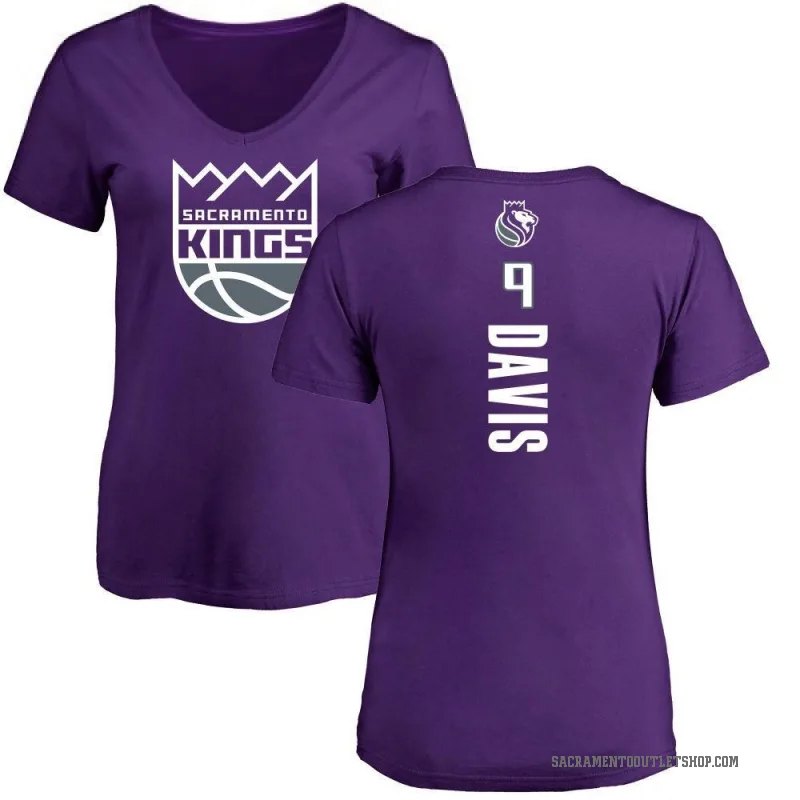 Terence Davis Women's Purple Sacramento Kings Backer T-Shirt